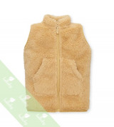 Áo gile lông sơ sinh Lullaby NH10-18 (màu vàng)