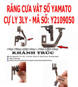 Bộ Răng cưa tốt máy vắt sổ YAMATO cự ly 3 ly máy may công nghiệp