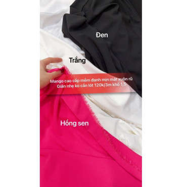 Mango cao cấp 120k/3m khổ 1,5