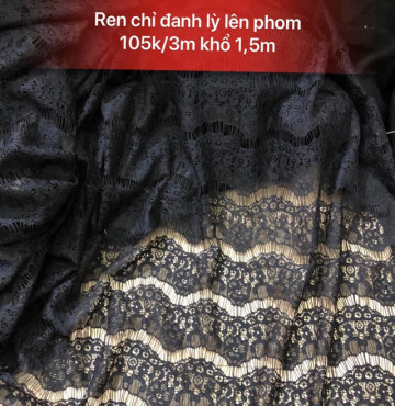 Ren chỉ cứng lên phom 105k/3m khổ 1,5m