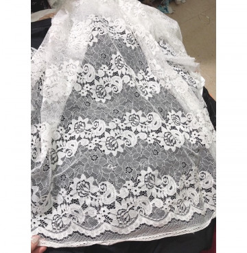 Vải Ren chỉ cao cấp đanh đẹp lên phom nhẹ 160k/4m khổ 1,5