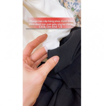 Vải Mango công sở cao cấp 130k/3m khổ 1,5