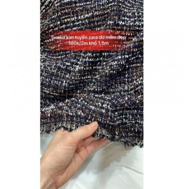 Tweed kt cao cấp 180k/2m khổ 1,5