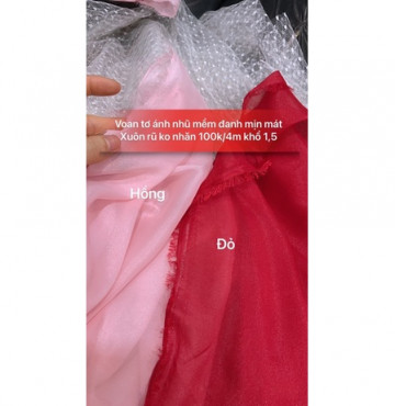 voan tơ nhũ 150k/6m khổ 1,5