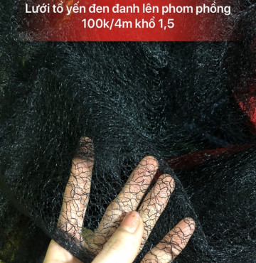 Lưới tổ Yến đen 100k/4m khổ 1,5