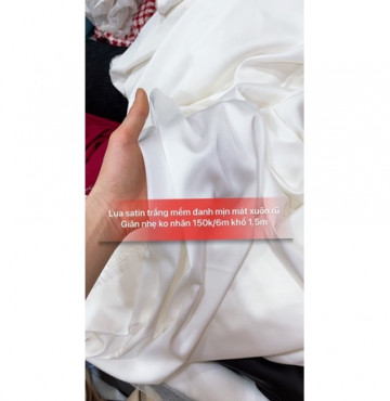 Combo 4m lụa satin cao cấp mềm mịn,khổ 1,5