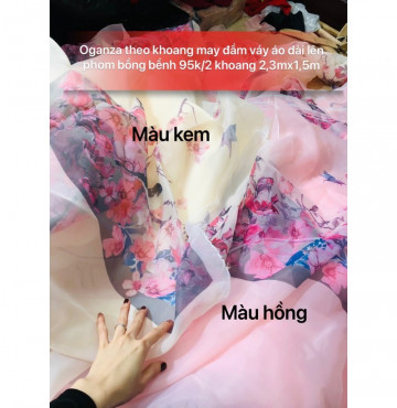 oganza theo khoang 120k/3m khổ 1,5