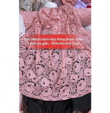 Ren chỉ cao câp châ 2 biên 160k/4m khổ 1,5