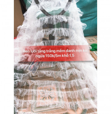 Ren lưới tầng cao cấp sale 150k/5m khổ 1,5