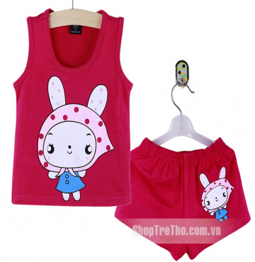 Bộ quần áo sơ sinh cô gái quàng khăn đỏ 067