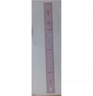 thước nhựa thẳng 55cm chất liệu nhựa dẽo