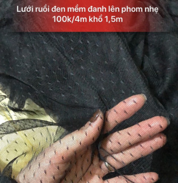 Lưới ruồi đen 100k/4m khổ 1,5m