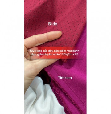 Tuyxi cao cấp 165k/2,5m khổ 1,5