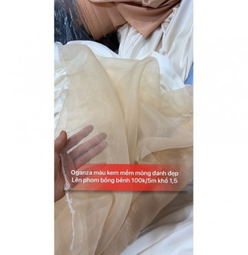 Vải oganza cao cấp 100k/5m khổ 1,5