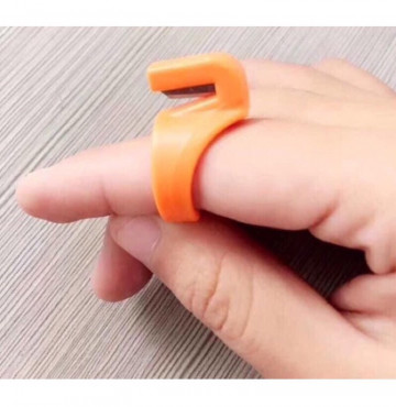 Nhẫn cắt chỉ tiện lợi sử dụng thay thế kéo bấm chỉ để cắt chỉ thừa