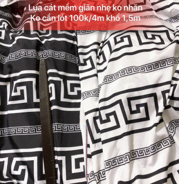 Lụa cát giãn nhẹ 100k/4m khổ 1,5m