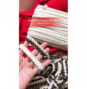 Dây phối dạ tweed 50k/5m