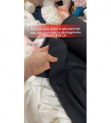 Đũi xước đen công sở mềm mát ko nhăn ko cần lót 160k/4m khổ 1,5