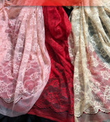 Ren kim tuyến mềm đanh giãn nhẹ 40k/m khổ 1,4 chân 2 biên