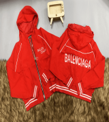 bỏ buôn áo khoác nữ có nón vải kaki thêu chữ trước sau