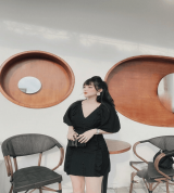 bán sỉ đầm body tay phồng phối bèo