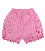 Quần đùi sơ sinh bèo gấu Lullaby bé gái (màu hồng)