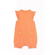 Body romper sơ sinh Lullaby cho bé gái (màu cam)