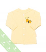 Áo sơ sinh cúc giữa Lullaby (màu vàng)