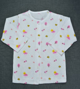 Áo sơ sinh dài tay AB (màu hồng)