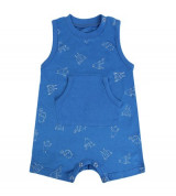 Body romper sơ sinh Lullaby bé trai (xanh đậm)