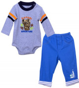 Body sơ sinh Thái dài kèm quần X6-101