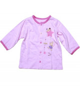 Áo sơ sinh dài tay Miomio (ngôi sao hồng)