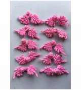 sét 10 nút tàu tết các màu sử dụng thêu kết trên áo váy