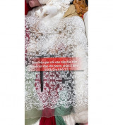 Ren thêu gân nổi cao câp 140k/2m khổ 1,3