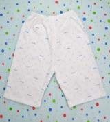 Quần lửng sơ sinh IQ Baby (chấm bi xanh)