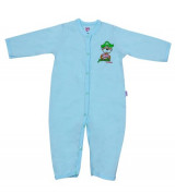 Body dài tay sơ sinh liền quần Lovemom (màu xanh ngọc)