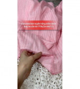 Dạ tweed kim tuyến Hồng mềm đanh đẹp 170k/2m khổ 1,5