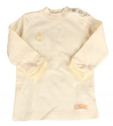 Áo sơ sinh Lullaby cổ lọ cài vai (màu vàng)