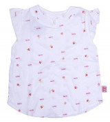 Áo sơ sinh tay bèo bé gái IQ Baby (bông hồng)