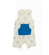 Body romper sơ sinh Lullaby cho bé trai (màu trắng)