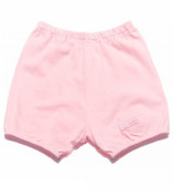 Quần cộc sơ sinh bo ống Lullaby (màu hồng)