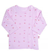 Áo sơ sinh dài tay IQ Baby (màu hồng phấn)