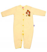 Body dài tay sơ sinh liền quần Lovemom (màu vàng)