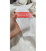 Thô trắng kem mềm mỏng 100k/5m khổ 1,4