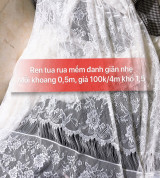 Ren tua rua 100k/4m khổ 1,5m