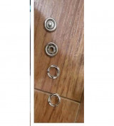 Bịch  50 nút vành bấm sắt 4 thành phần 9,5mm nhiều màu