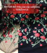 Ren lưới thêu đen 150k/2mx1.5