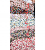 Vải lụa tằm hoa nhí 150k/5m khổ 1,5. mềm mát xuôn rũ giãn nhẹ ko nhăn, ko cần lót