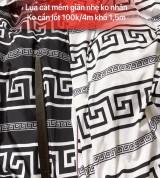 Lụa cát giãn nhẹ 100k/4m khổ 1,5m