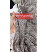 Dạ tweed kim tuyến xám phối sợi hồng trắng, 160k/2m khổ 1,5